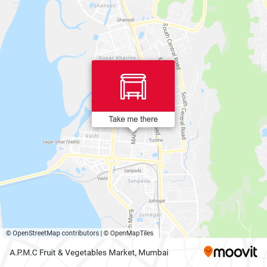 A.P.M.C Fruit & Vegetables Market map