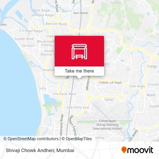 Shivaji Chowk Andheri map