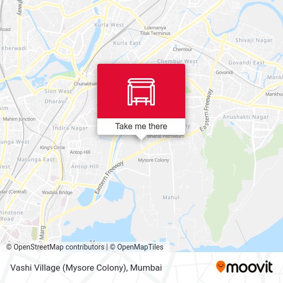 Vashi Village (Mysore Colony) map