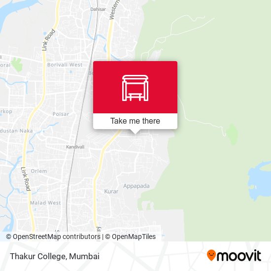 Thakur College map