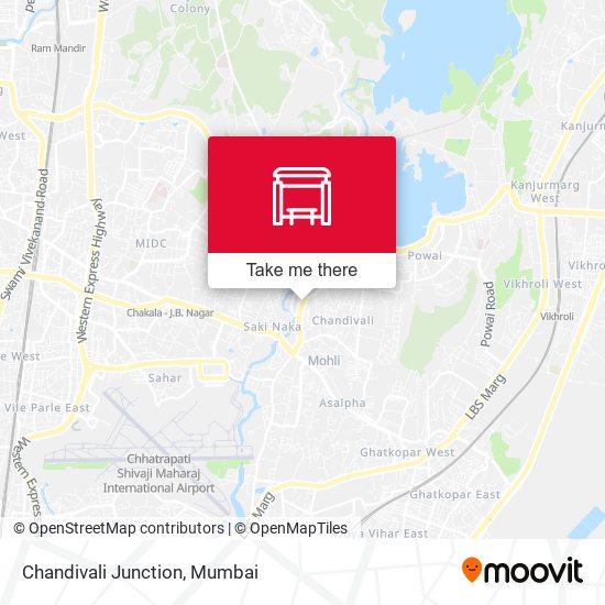 Chandivali Junction map