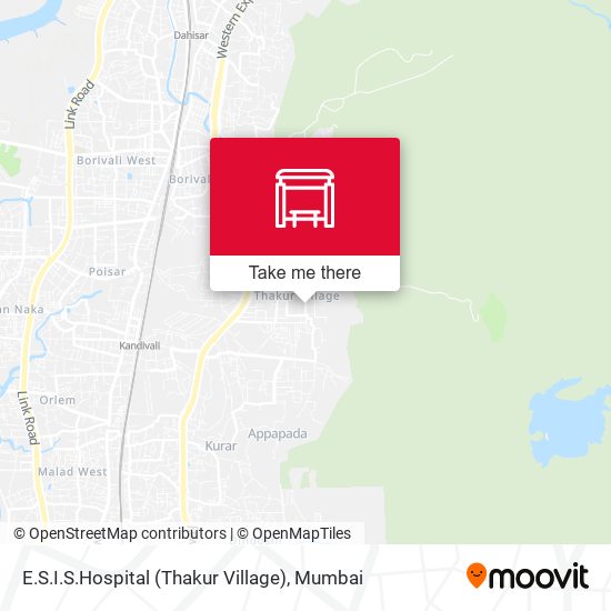 E.S.I.S.Hospital (Thakur Village) map