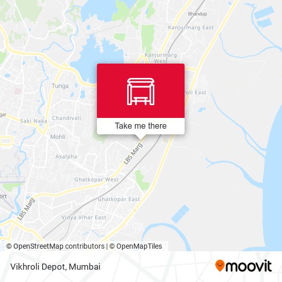 Vikhroli Depot map