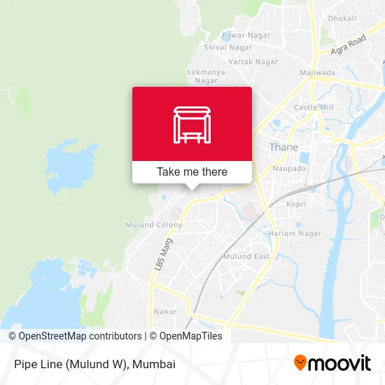 Pipe Line (Mulund W) map