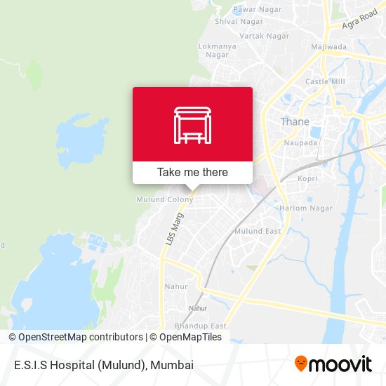 E.S.I.S Hospital (Mulund) map