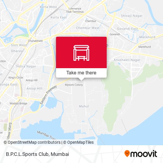 B.P.C.L.Sports Club map