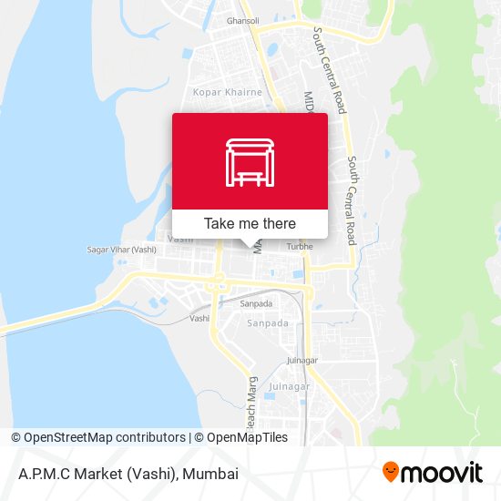 A.P.M.C Market (Vashi) map