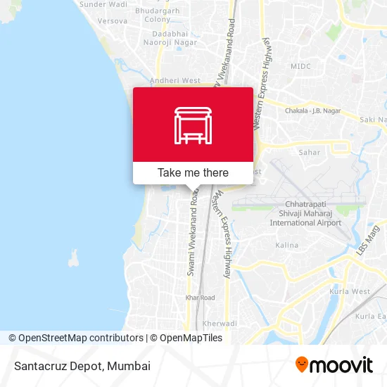 Santacruz Depot map