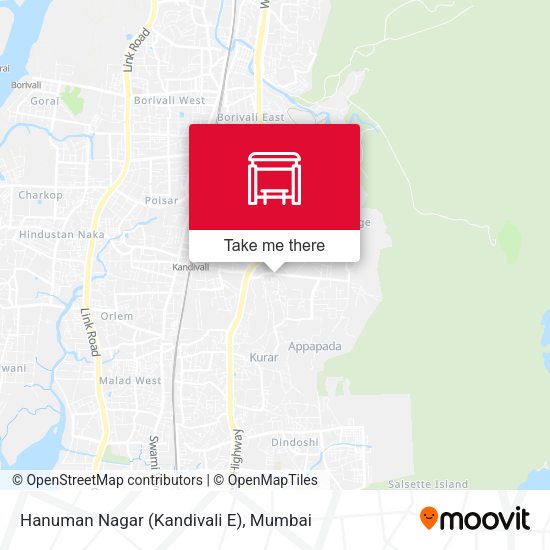 Hanuman Nagar (Kandivali E) map