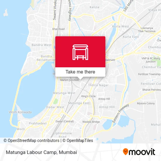 Matunga Labour Camp map