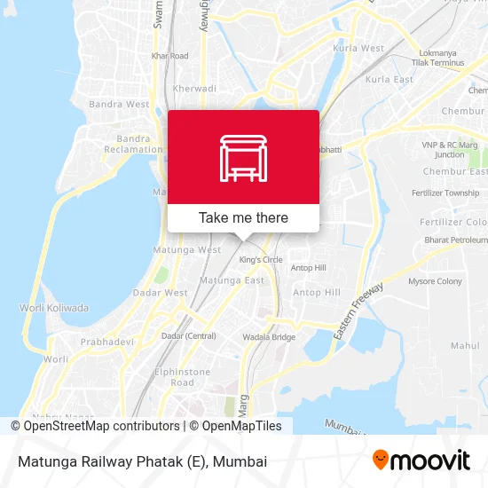 Matunga Railway Phatak (E) map