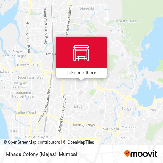 Mhada Colony (Majas) map