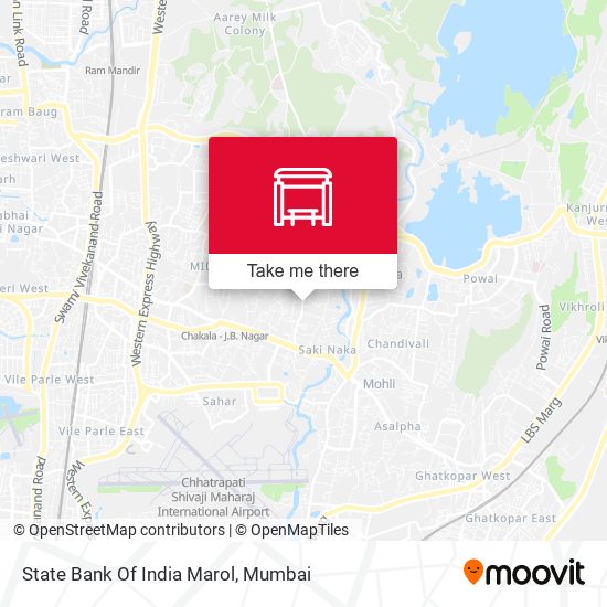 State Bank Of India Marol map