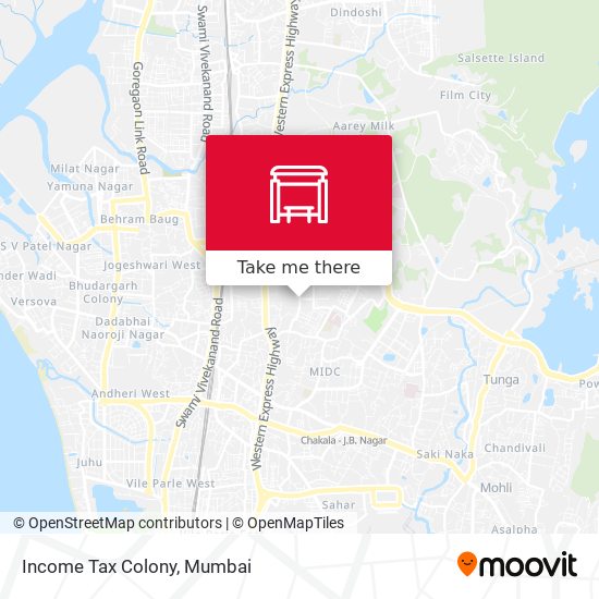 Income Tax Colony map