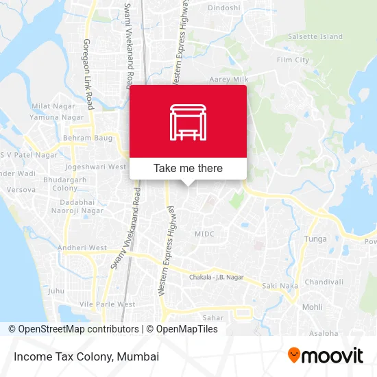 Income Tax Colony map