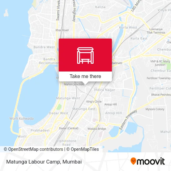 Matunga Labour Camp map