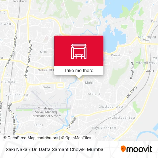 Saki Naka / Dr.Datta Samant Chowk map