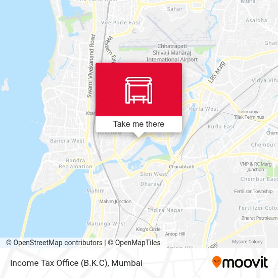 Income Tax Office (B.K.C) map