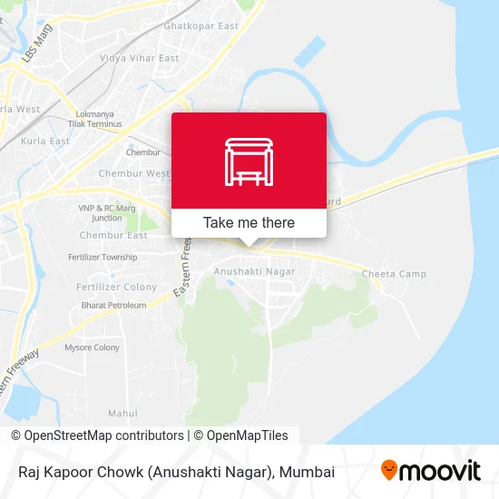 Raj Kapoor Chowk (Anushakti Nagar) map