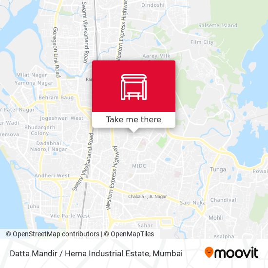 Datta Mandir / Hema Industrial Estate map