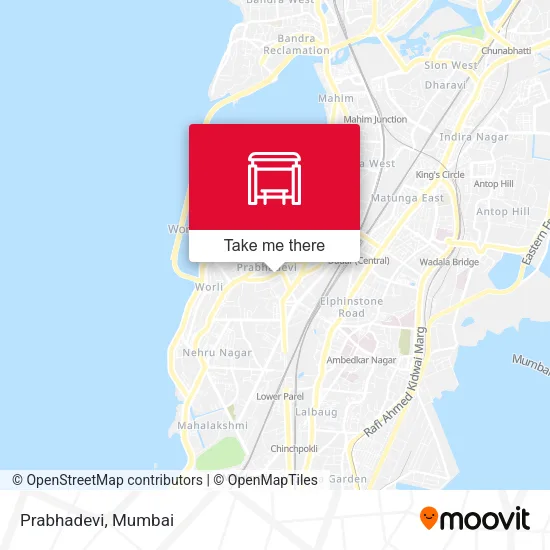 Prabhadevi map