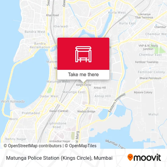 Matunga Police Station (Kings Circle) map
