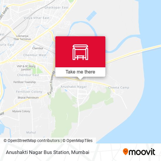 Anushakti Nagar Bus Station map