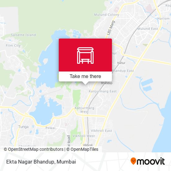 Ekta Nagar Bhandup map