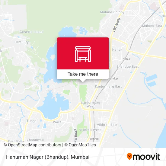 Hanuman Nagar (Bhandup) map