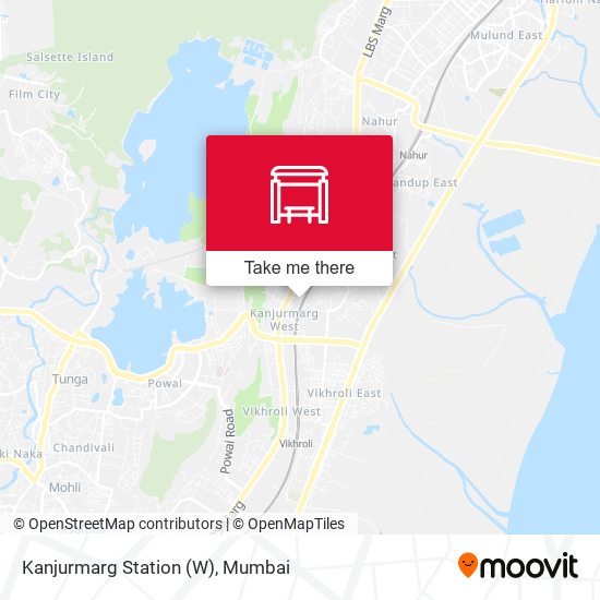 Kanjurmarg Station (W) map