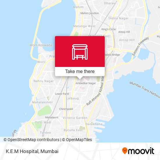 K.E.M.Hospital map