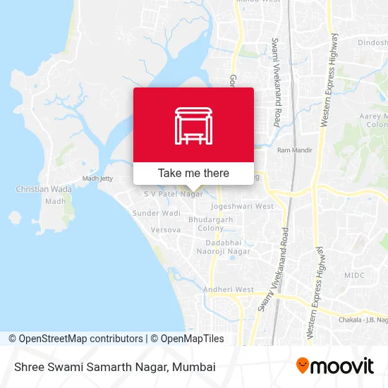 Shree Swami Samarth Nagar map