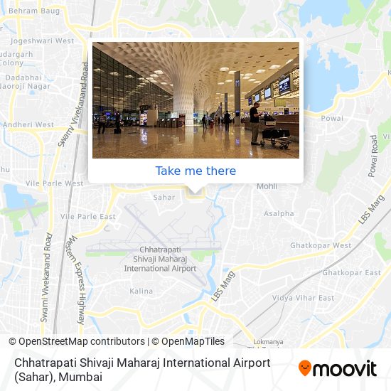 chhatrapati shivaji airport map