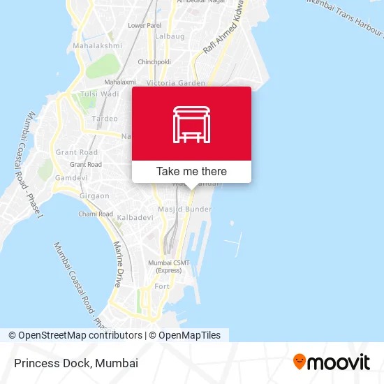 Princess Dock map