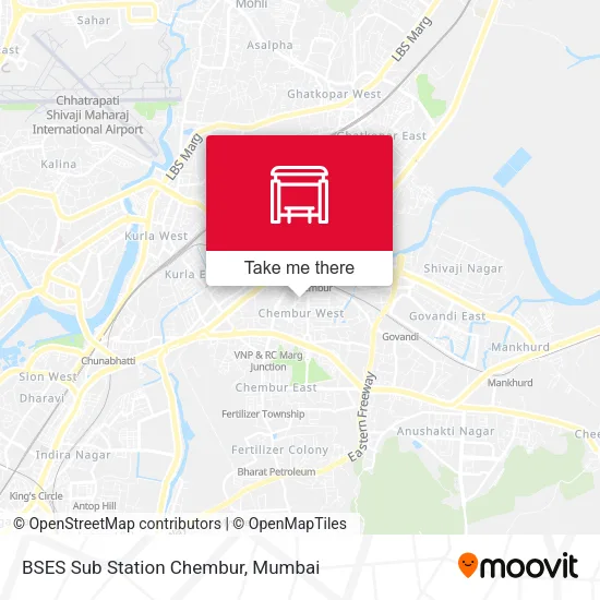BSES Sub Station Chembur map