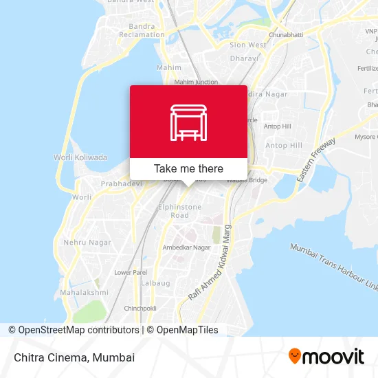 Chitra Cinema map