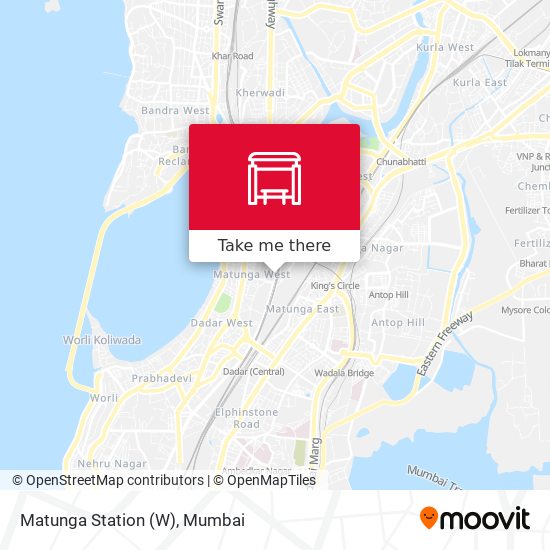 Matunga Station (W) map