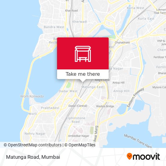 Matunga Road map