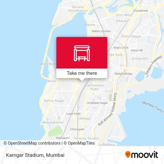 Kamgar Stadium map