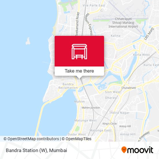 Bandra Station (W) map