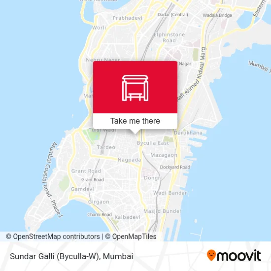 Sundar Galli (Byculla-W) map