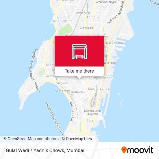 Gulal Wadi / Yadnik Chowk map