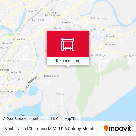 Vashi Naka (Chembur) M.M.R.D.A.Colony map