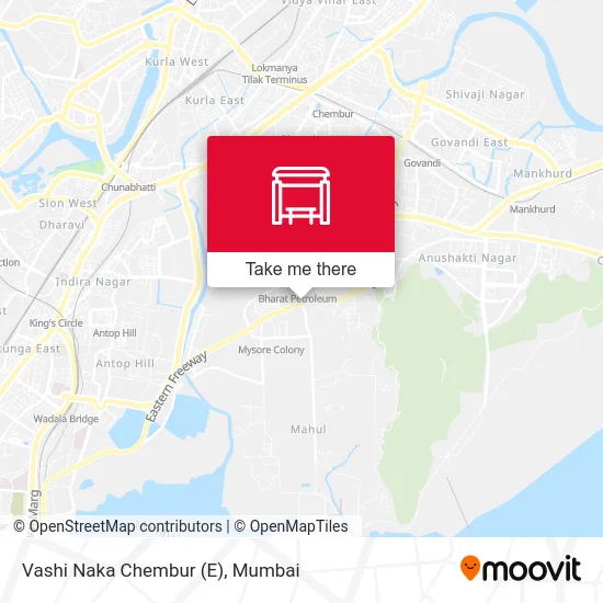 Vashi Naka Chembur (E) map