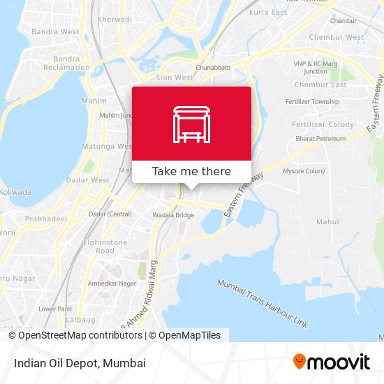 Indian Oil Depot map