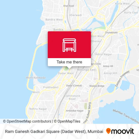 Ram Ganesh Gadkari Chowk (Dadar-W) map