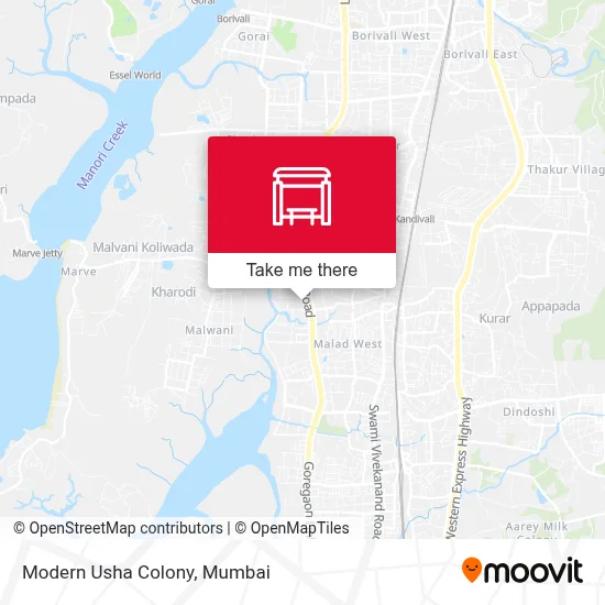Modern Usha Colony map