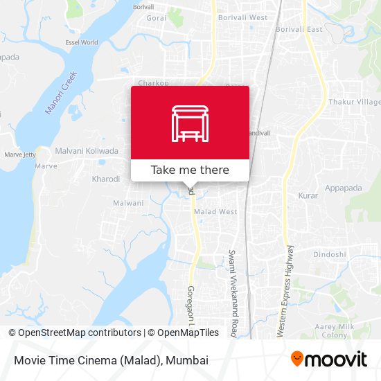 Movie Time Cinema (Malad) map