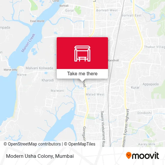 Modern Usha Colony map