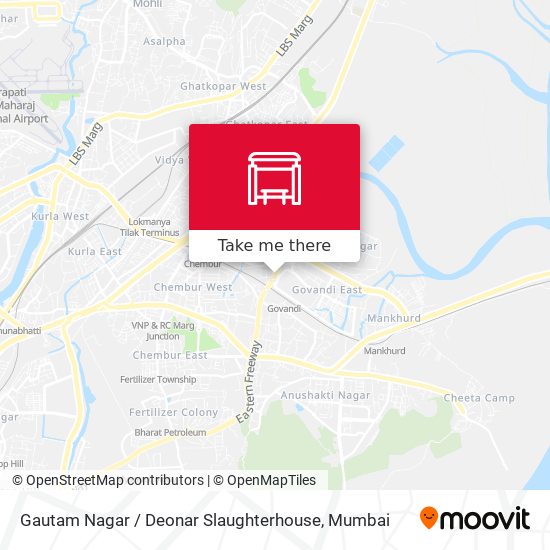 Gautam Nagar / Deonar Slaughterhouse map